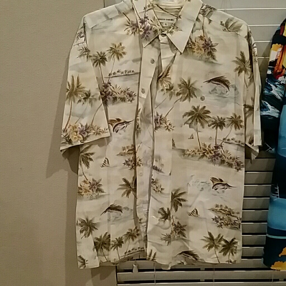 Pierre cardin Hawaiian shirt xl